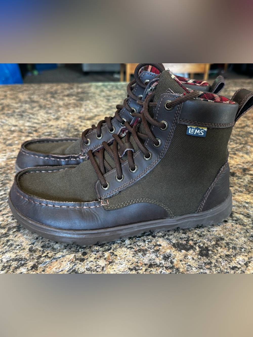 Lems Boulder Boot Timber Minimalist Barefoot Zero Drop Hiking Boots Women’s Sz 9
